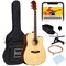 Best Choice Products 41in Full Size Beginner Acoustic Guitar Set with Case, Strap, Capo, Strings